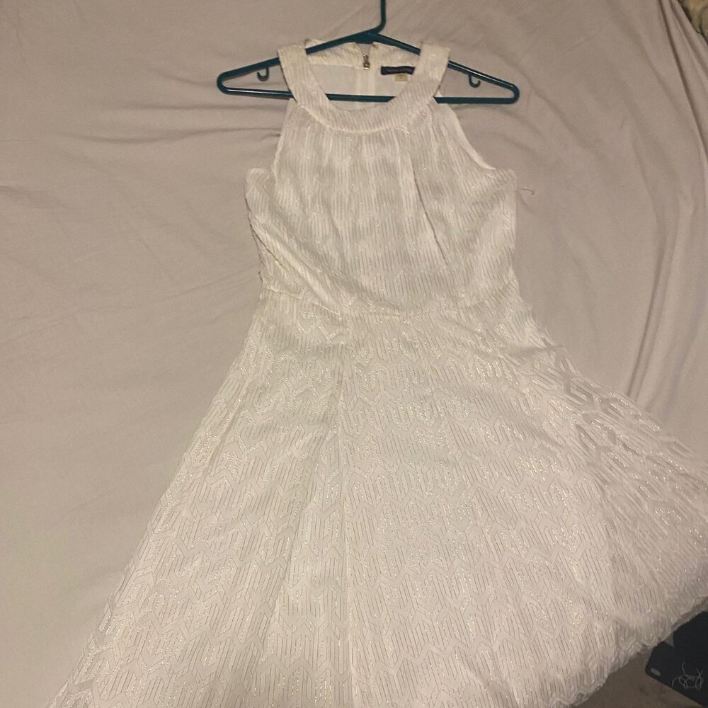 NWOT Tommy Hilfiger White Halter Summer Dress - Picture 7 of 7